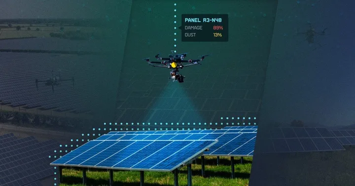 Project illustration: Drone-based solar inspection