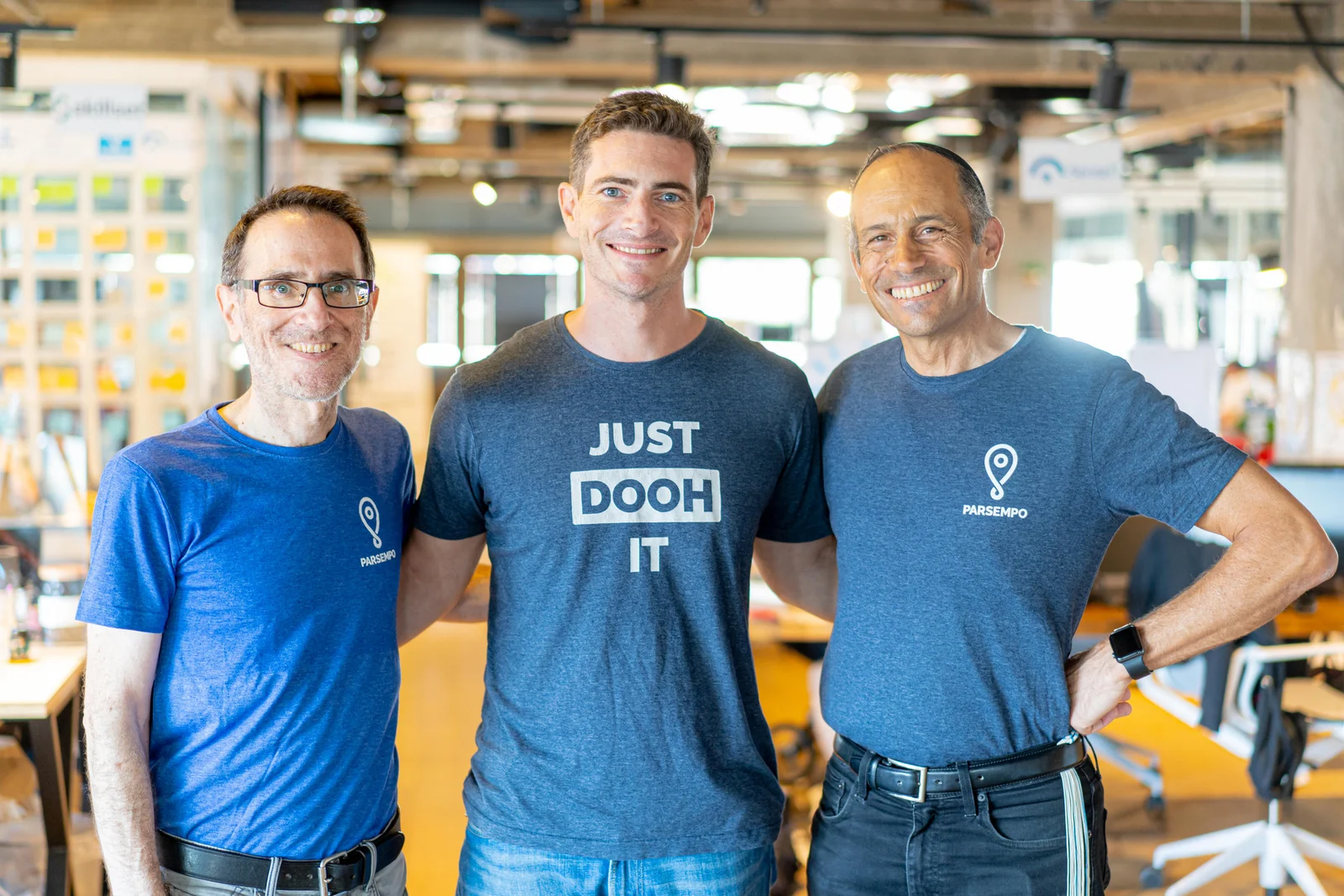 Avi Schapiro (CEO), Ephraim Tabackman (CTO), Mois Navon (Business Development)