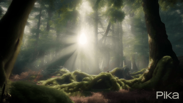 pika_magical_fantasy_themed_video_of_an_enchanted_forest.gif